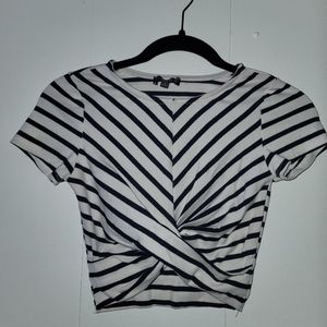Small Striped Crop Top